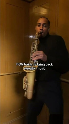 My elevator music era 🛗🎷🤍