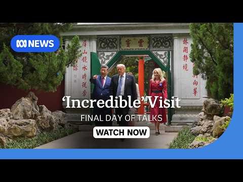 Trump calls visit with Xi 'incredible', says they've settled a lot of problems | ABC NEWS