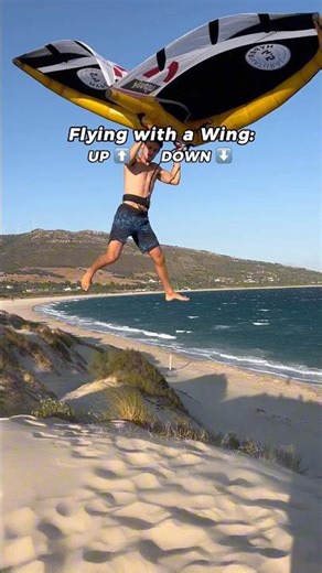 Kid flying crazy with a wing! 👀🤯