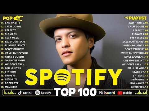 Billboard Hot 100 This Week 💎Bruno Mars, Billie Eillish, The Weeknd, Justin Bieber, Selena Gomez