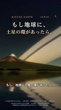 【地上と宇宙から】もし地球に土星の環があったら、、、