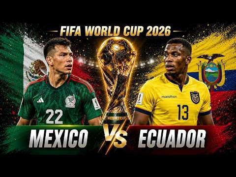Mexico Vs Ecuador LIVE | FIFA World Cup 2026 LIVE | Mexico Vs Ecuador LIVE SCORE