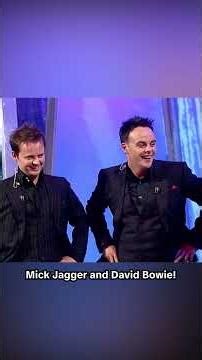 Bowie & Jagger… but make it Geordie 😭 #antanddec