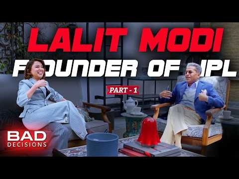 Lalit Modi diverted flights for Sharad Pawar to win BCCI elections - Bad Decisions episode 1