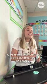 Words matter! A teacher's lesson in kindness goes viral!