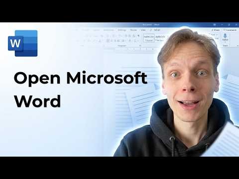 How to Open Microsoft Word in Windows 10/11 [2026 Easy Guide]