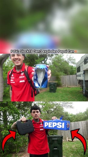 POV: Glock explodes Can wide open🤯..#airsoft