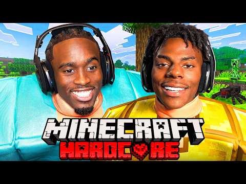 KAI X SPEED MINECRAFT MARATHON BEATING ALL BOSSES *HARDCORE* DAY 1 PART 2