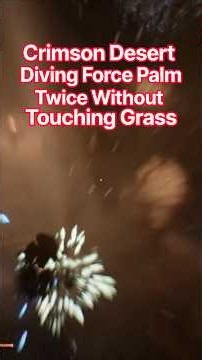Crimson Desert Diving Force Palm Twice Without Touching the Ground & Imbue Magic Attacks Challenge