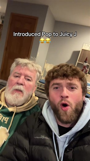 I don’t think my dad has ever been this shook 😂 #fyp #juicyj #pops #funny #rap