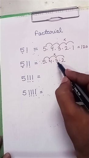 Fast Factorial Trick in Seconds 🤯 | Factorial Formula & Shortcut Trick # Maths Magic 2026 #Shorts