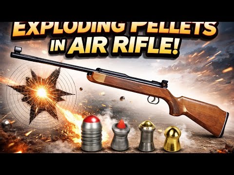 Exploding Pellets Test in Air Rifle | Airgun Shooting Experiment