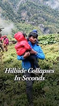 Massive Landslide Strikes Nepal, Several Houses Damaged