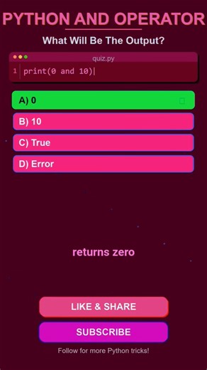 90% Log Galat Karte Hain Ye Python MCQ 😳 #shorts#coding #python #viral