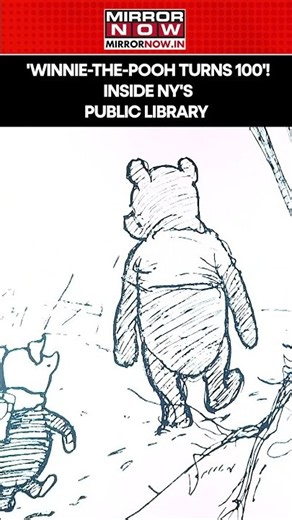 'Disney's Winnie-The-Pooh Turns 100'! Inside NY Public Library's Honey Pot Of Treasures #shorts