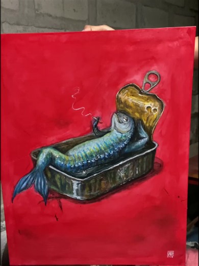 ligo sardinas painting #artforsale #foryoupage #fyp #painting #art