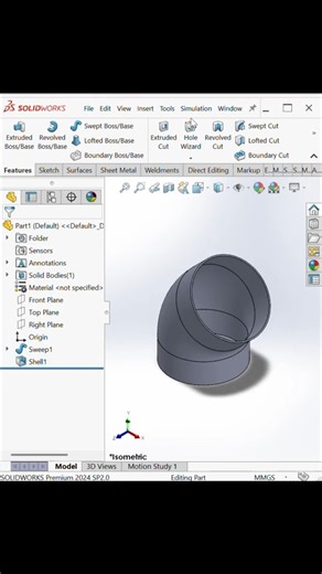 Elbow Pipe in SolidWorks | SolidWorks Tips And Tricks