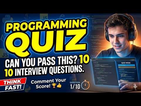 10 Programming Interview Questions That Will Test Your Skills 👨‍💻🔥#quiz #programming #coding
