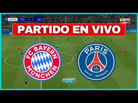 ✅ BAYERN MUNICH vs PSG (EN VIVO) - CHAMPIONS LEAGUE SEMIFINALES
