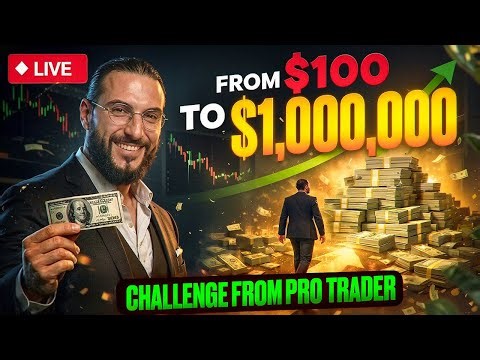 CAN $100 BECOME $1,000,000? LIVE CHALLENGE Pro Trader | Pocket Option Live Trading | Binary Options