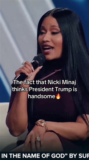 President Trump is HOT and so is our country 🔥 #nickiminaj #donaldtrump #beezinthetrap