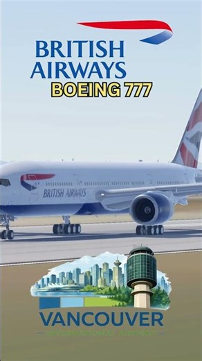 BRITISH AIRWAYS 777 ROARS OUT OF VANCOUVER… YOU CAN FEEL THIS 😳🔥 #infiniteflight
