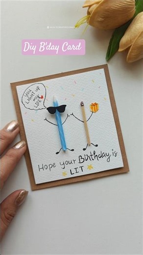 CUTEST Handmade Birthday Card!