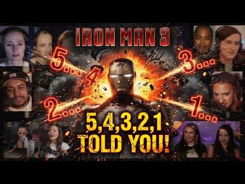 Tony Stark Escape Scene - "5,4,3,2,1 - Told You" | Iron Man 3 Reaction Mashup (Full HD)