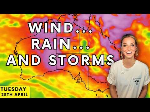 Thunderstorms, Gale Force Wind, and Persistent Rain | Daily Weather Forecast Australia