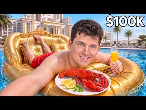 $1 vs $100,000 Hotel Food