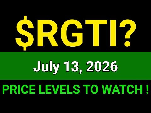 RGTI Stock Technical Analysis | Rigetti Computing, Inc. | July 13, 2026