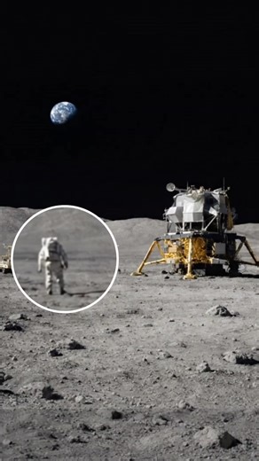 During the Apollo missions, astronauts landed on the Moon using a special spacecraft called the Lunar Module. First, the spacecraft launched from Earth and entered Moon orbit. Then, two astronauts moved into the Lunar Module, which separated from the main spacecraft. The Lunar Module slowly descended using rocket engines, carefully controlled by the astronauts. It landed gently on the Moon’s surface because the Moon has low gravity and no atmosphere. After landing, astronauts stepped onto the Mo