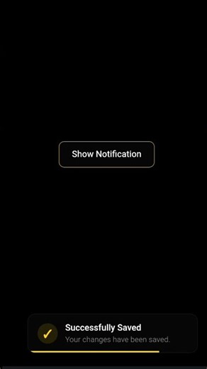 Animated Notification Toast Using HTML CSS & JavaScript | UI Component