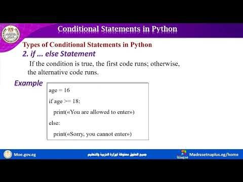 ICT Prep 2 Conditional Statements in Python