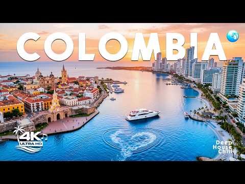 Colombia 4K 🇨🇴 Looks Unreal | Caribbean Beaches, Colorful Cities & Tropical Coast