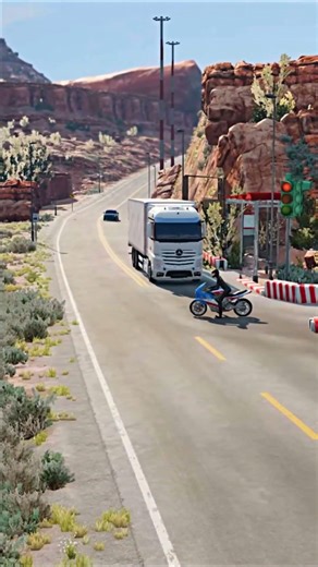 Realistic Highway Car Crashes #322