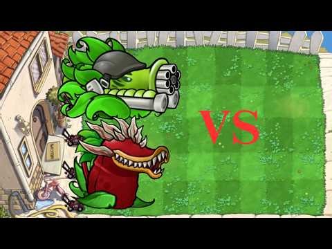 Night Challenge Plant vs ZomFusion! Alien Gun vs Unique zombies.