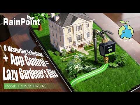 #RainPoint | Full Tutorial ✨6 Watering Schedules + App Control = Lazy Gardener’s Bliss! 💦🤳#garden