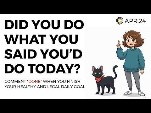 Daily Goals Checkpoint | April 24th 2026 | The SMARTEST Goals