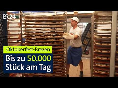 Oktoberfest: Die Logistik hinter den warmen Wiesn-Brezen | Abendschau | BR24