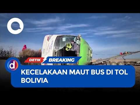 Bus Terguling di Tol Bolivia, 9 Orang Tewas dan 22 Luka-luka