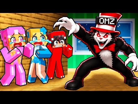 Playing as CAT IN THE HAT To Troll My Friends in Minecraft...