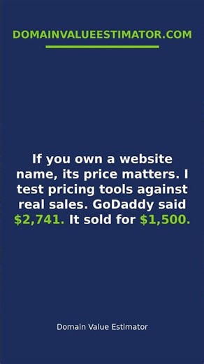 GoDaddy Said $9,803. The Domain Sold for $17,500
