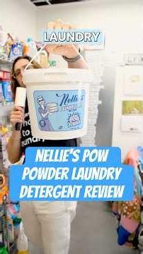 Nellie’s POW Powder Laundry Detergent Review