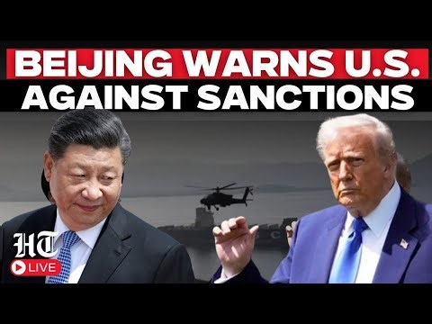US-China Tensions LIVE | China Pushes Back Against US Sanctions, Calls Them Fabricated | Trump | Xi