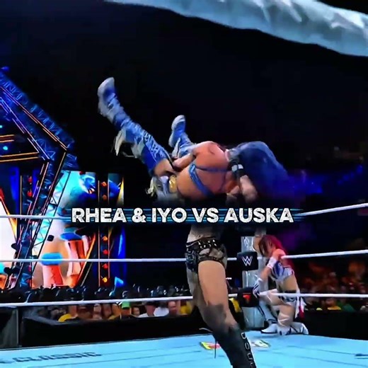 Rhea & Ioy Vs Auska Ultra Edit ☠️🔥#wwe#shorts