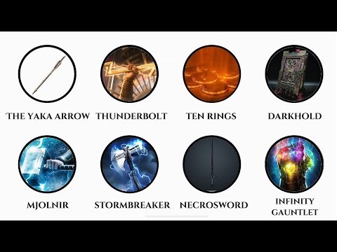 Every Powerful Weapons In The MCU Explained In 10 Minutes 
