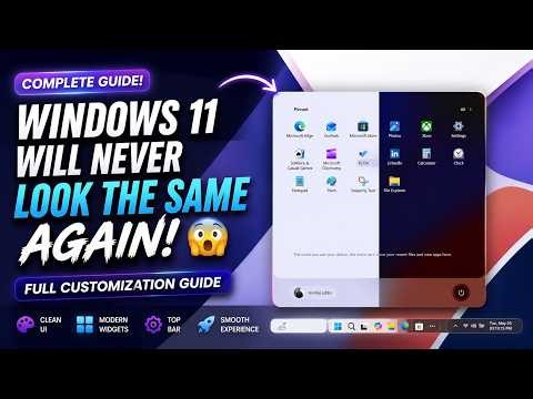 👉 Windows 11 Will NEVER Look the Same Again 😳 Full Customization Guide | ®™ |