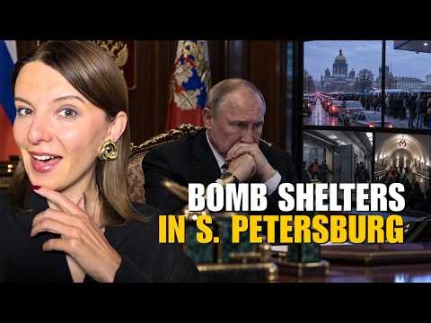 SAINT PETERSBURG IN CHAOS: GAS SHORTAGES, BOMB SHELTERS, PANIC Vlog 1529: War in Ukraine