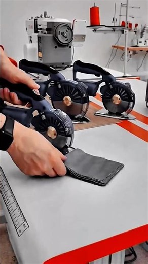 Fabric Cutting Work Tool Using Round Knife Cutting Machine #worktool